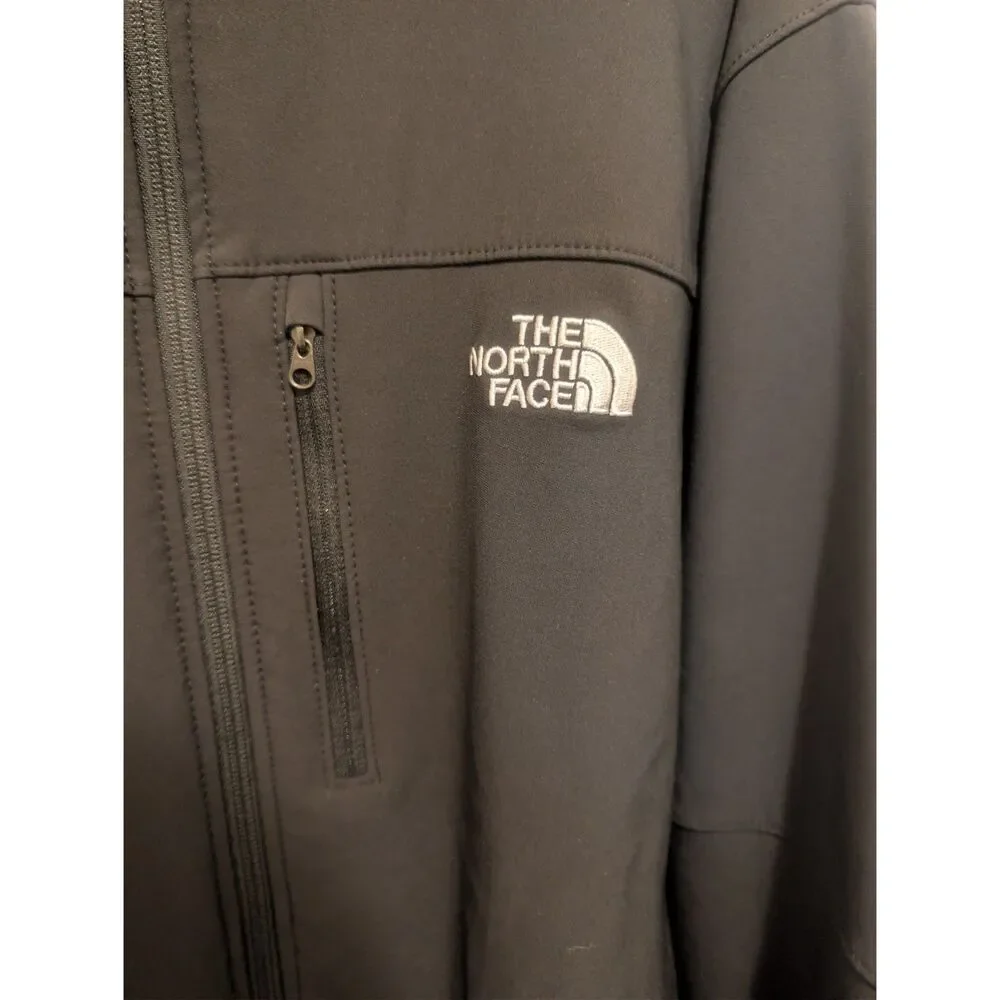 The North Face Men's XL Apex Pneumatic Softshell Jacket Black WindWall